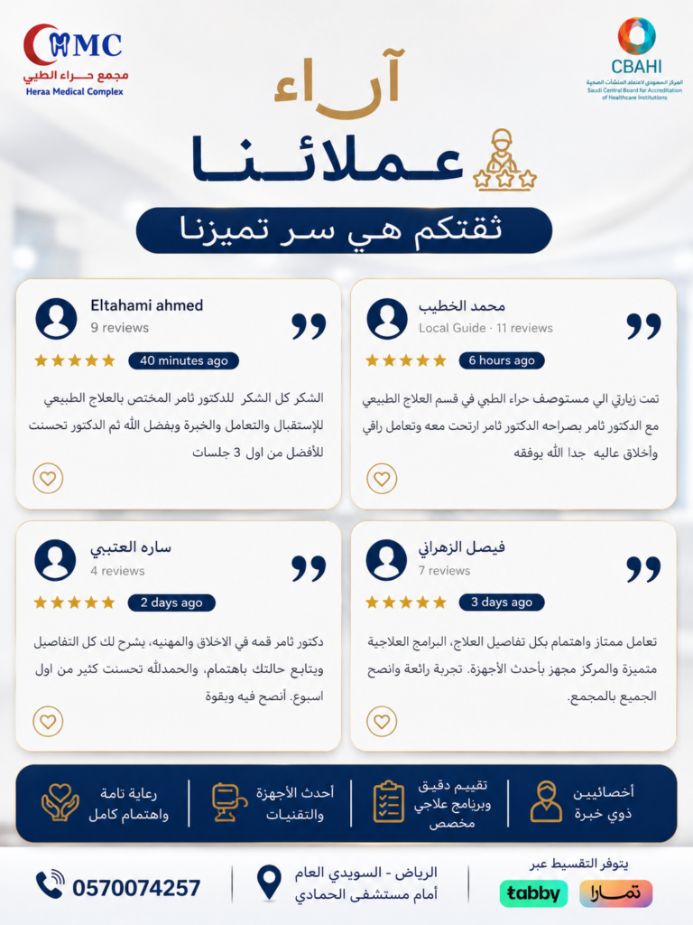 قسم العلاج الطبيعي في مجمع حراء الطبي